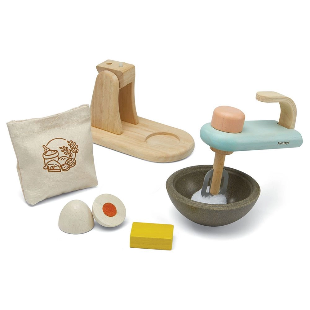 Stand Mixer Set - Wood (3624)