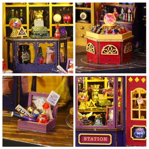 Miniature House Kit - DIY Wooden 3D