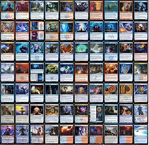 Blue Red Storm Commander - Custom Built Elite 100 Card