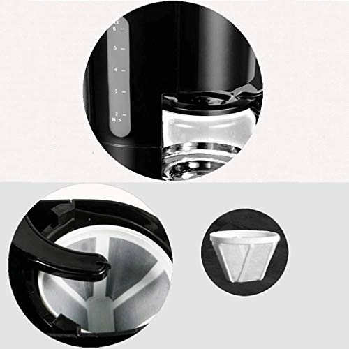 Filter Coffee Maker - One Touch Keep Warm Removable Filter