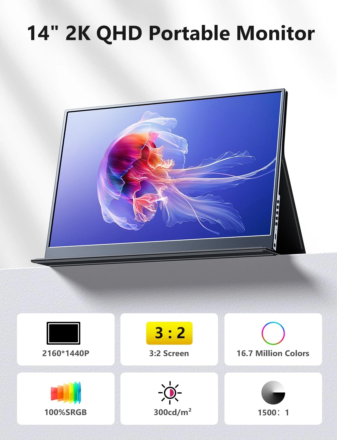 Portable Monitor - 2160 * 1440P 14 inch