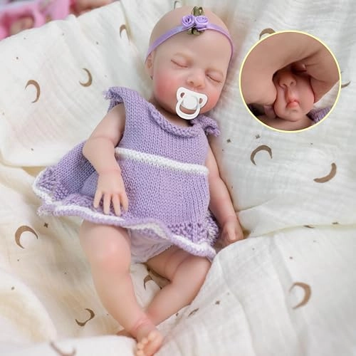 Reborn Baby Doll - 12 inch Vinyl Girl Ages 3+