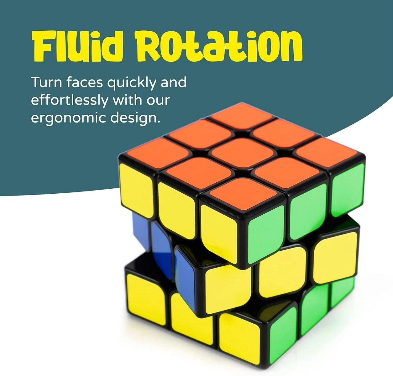 Magic Cube Puzzle Toy - 6+