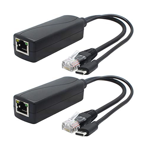 PoE Splitter - 44-56V 12W IEEE 802.3af 10/100Mbps
