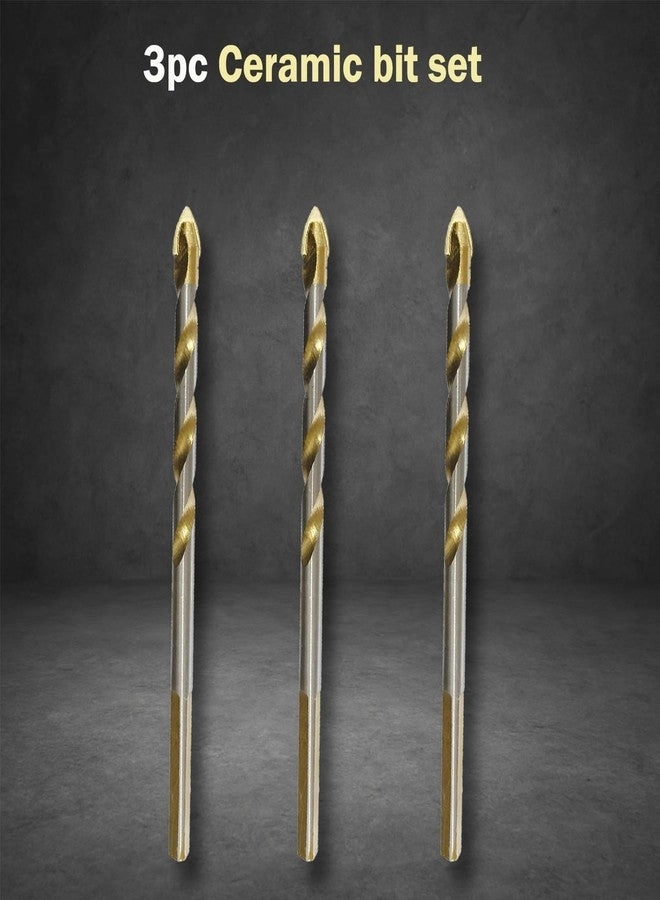Ceramic drill bit set - 3 pcs Ceramic 6mm Pack