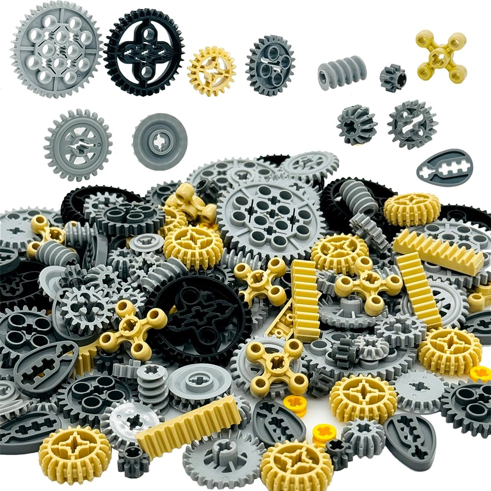 Technical Parts Wheels Gears - Building Blocks Accessories