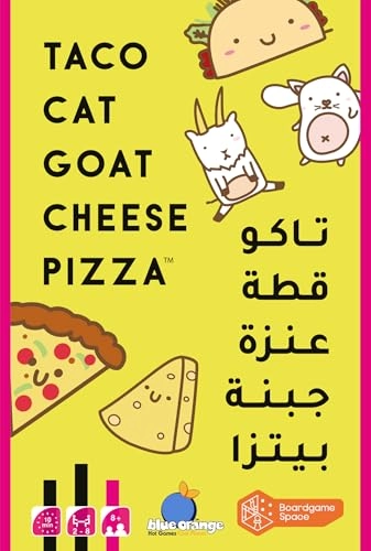 Taco Cat Goat Cheese Pizza - Card Game (Arabic/English)