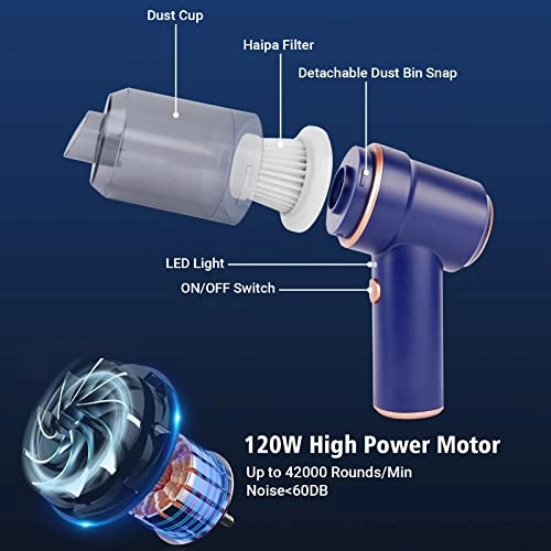 Handheld Car Vacuum Cleaner - 4000mAh