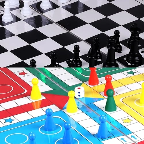Chess & Ludo - 2 in 1 Multicolor