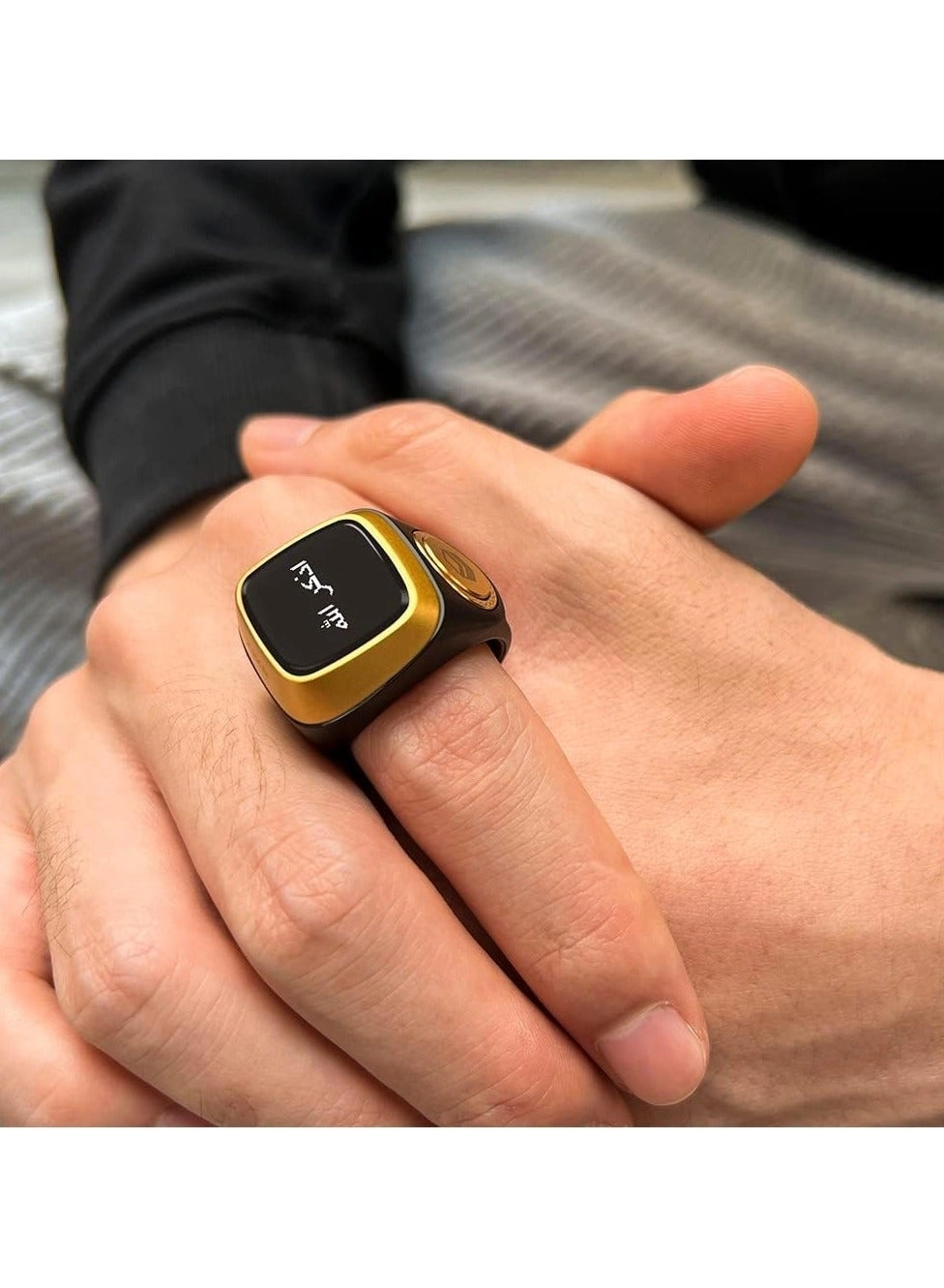 Smart Zikr Ring - 20mm Prayer Counter