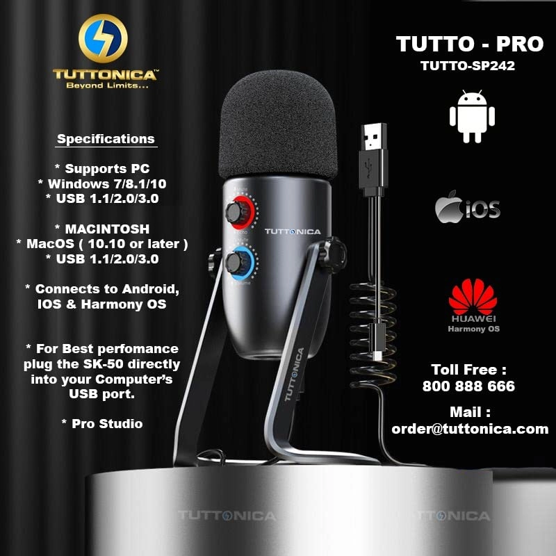 TUTTO-SP242 USB Microphone