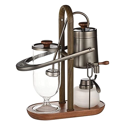 Luxurious Balance Siphon Coffee Pot - Stainless Steel Reusable Filter