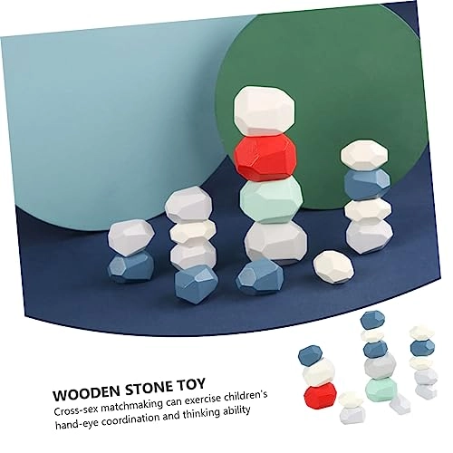 Wooden Building Blocks - 16 pcs
