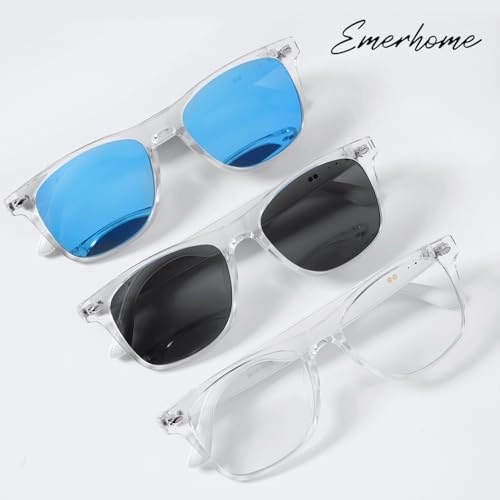 Smart Glasses - Bluetooth Touch Control Clear Lens