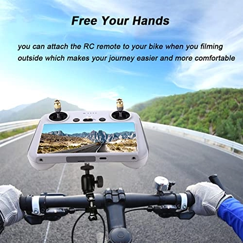 RC Controller Bicycle Stand - Aluminium Adjustable for DJI Mini 3 Pro/Air 2S/Mavic 3