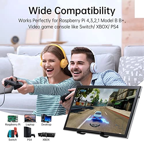 Raspberry Pi Touchscreen Monitor - HCIK101V.CC 10.1 Inches 1024x600