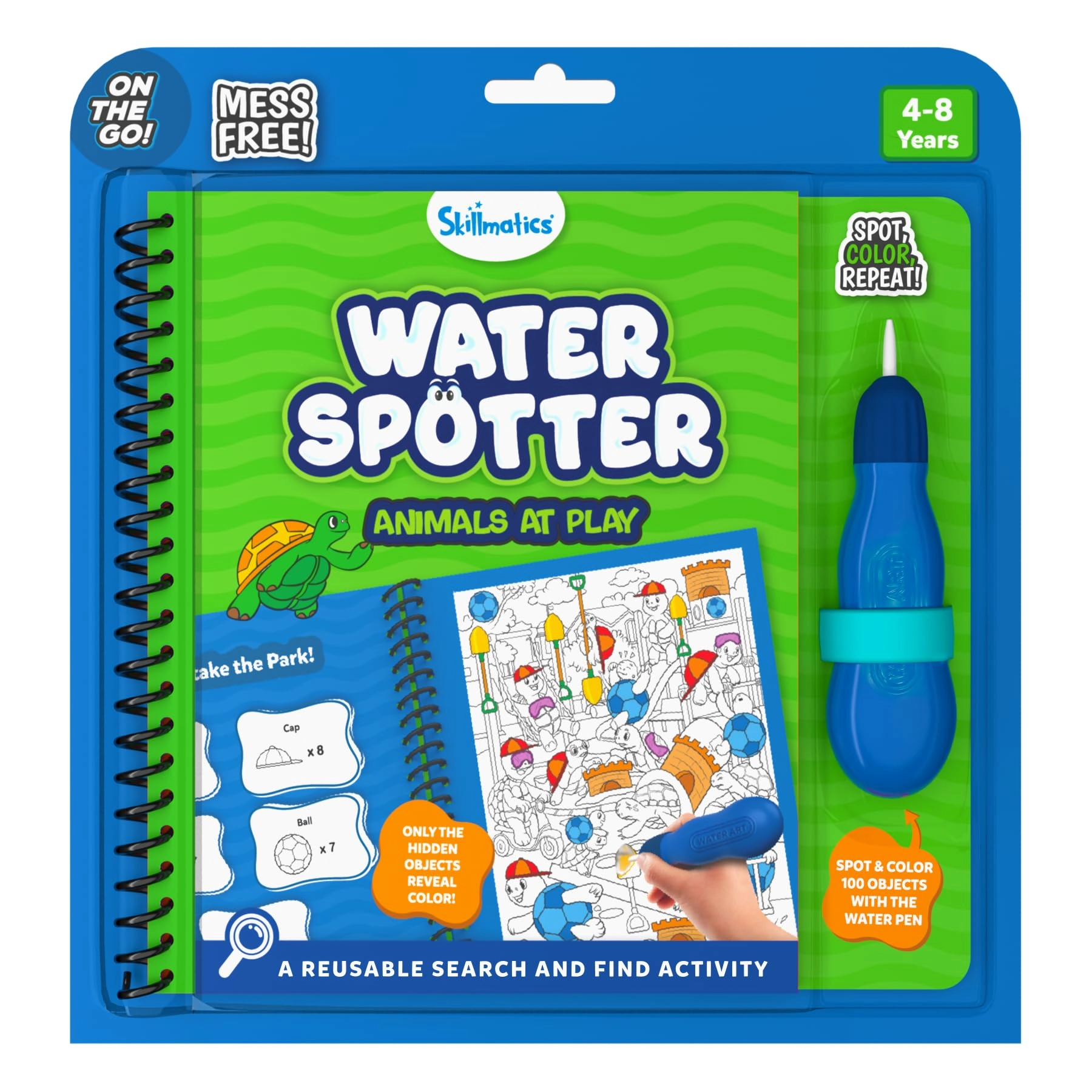 Grasper Global Inc. Reusable Search & Find Book - 4 to 8 years