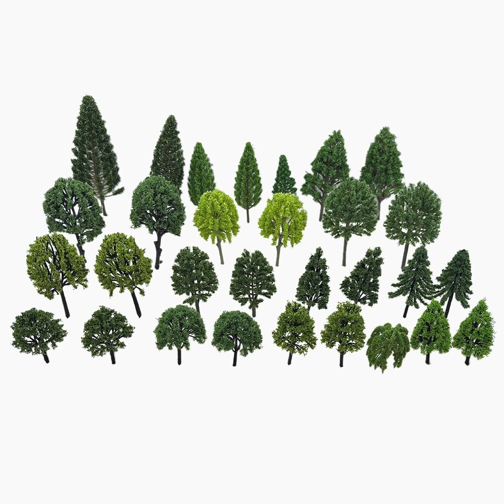 MycroGarten Mixed Miniature Trees - 30.0 Count 1:24 Scale