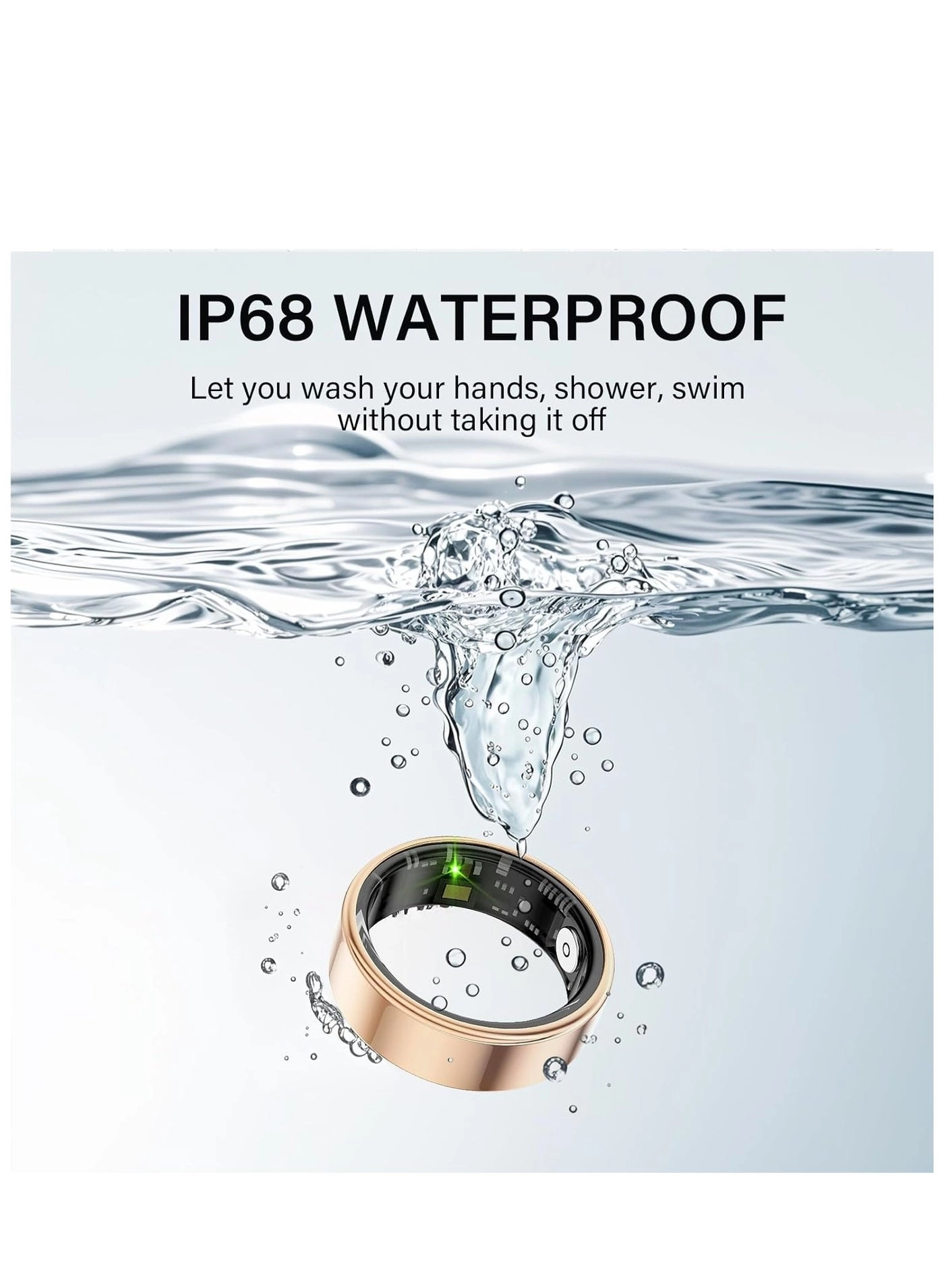 Smart Health Ring - Fitness Tracker Heart Rate Blood Oxygen