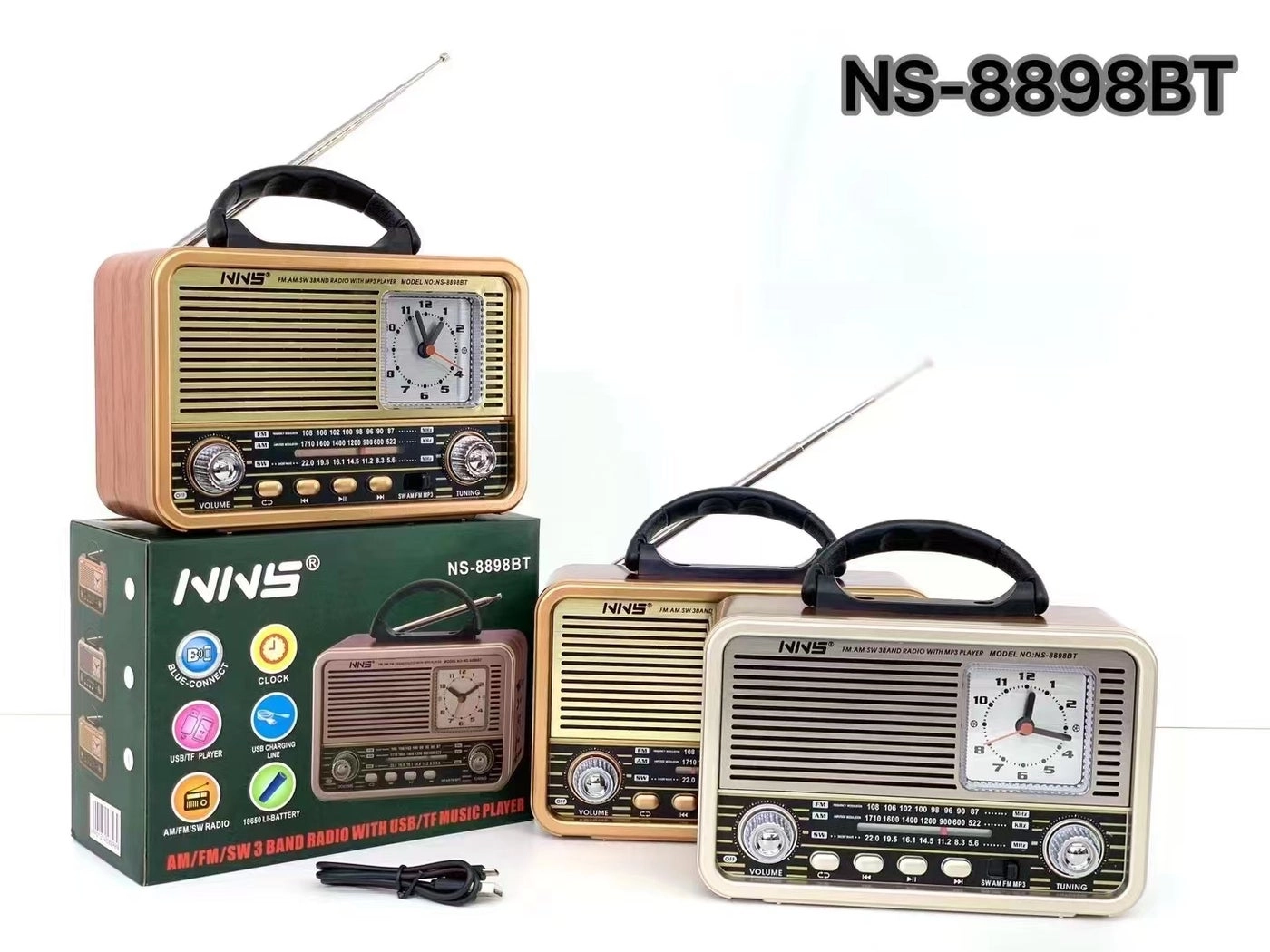 NS-8898BT - Clock