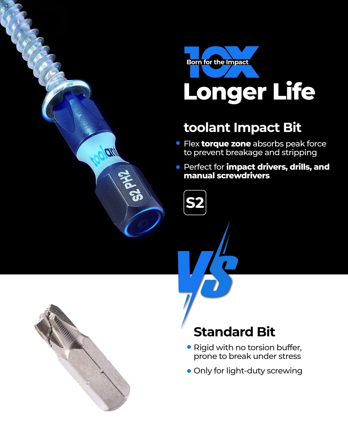 Phillips Bit - 50Pack 2 Inch