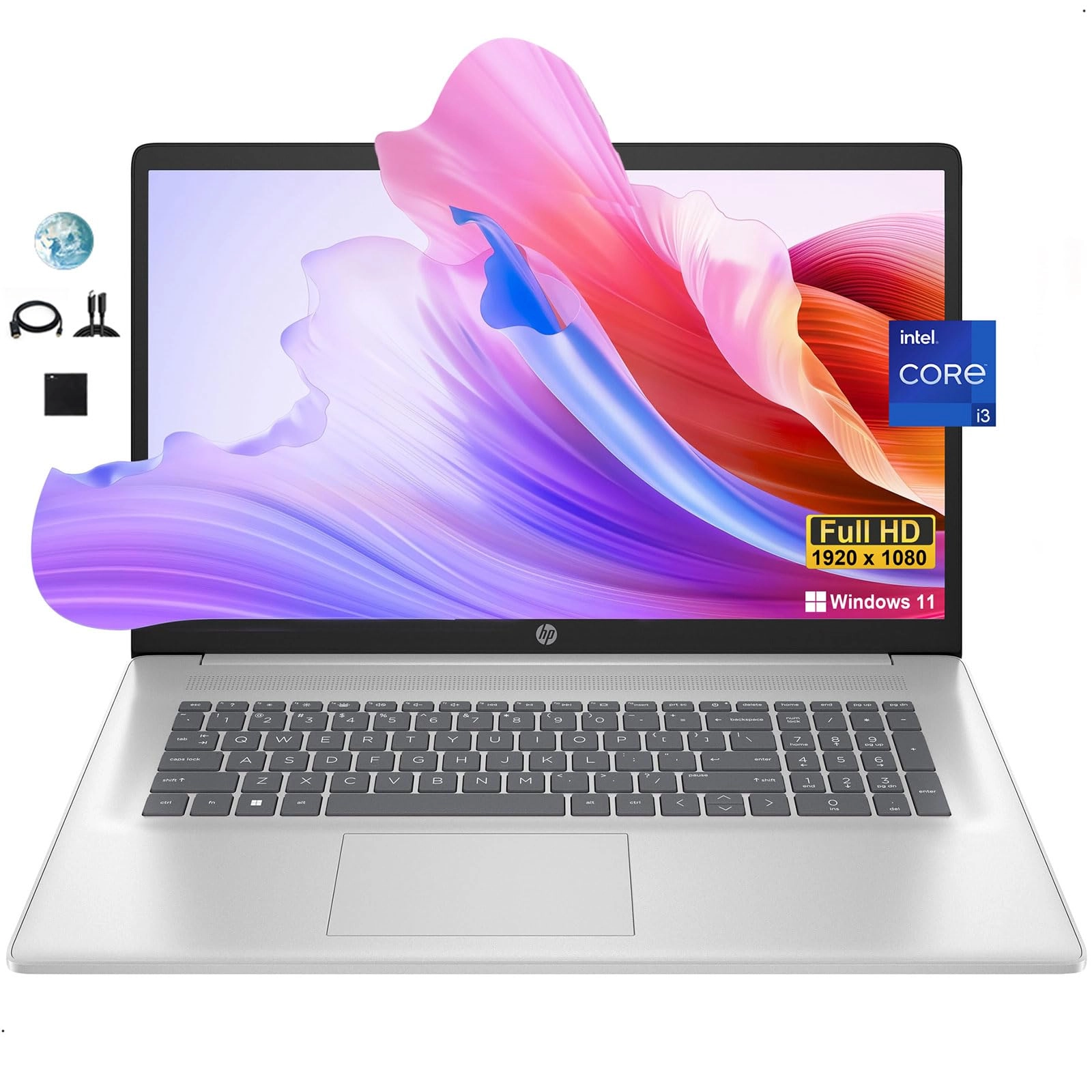 HP 17 Flagship Laptop - 17.3'' Core i3-1215U 32GB 512GB SSD