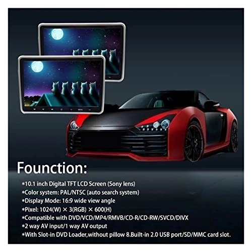 Headrest Display - 10.1 Inch