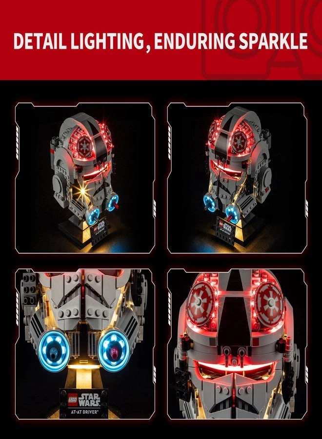 2.0 Light Kit for LEGO 75429 AT-AT Driver Helmet - LED Lighting