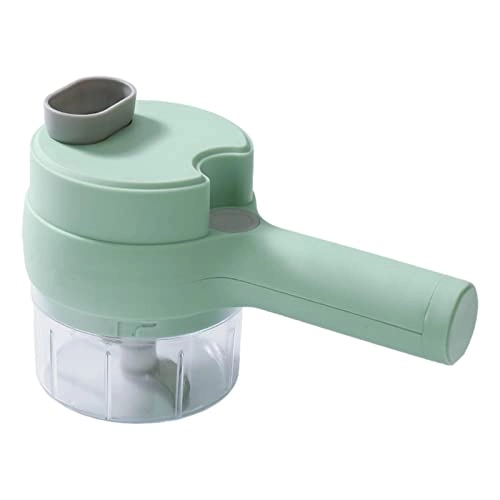 Handheld Electric Vegetable Cutter - USB Rechargeable 800mAh Stainless Steel