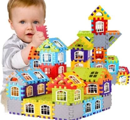 My Happy House Home Building Blocks - 72 pcs