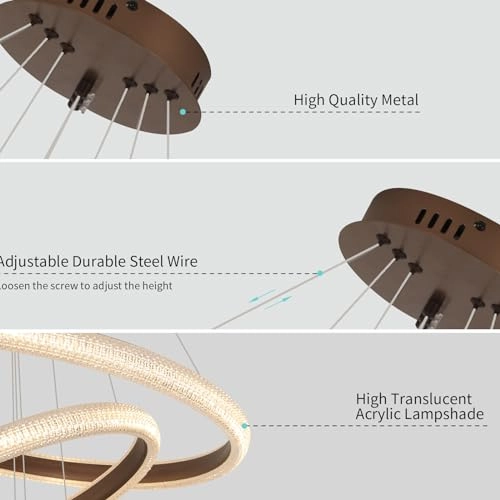 LED Chandelier - up to 100 cm