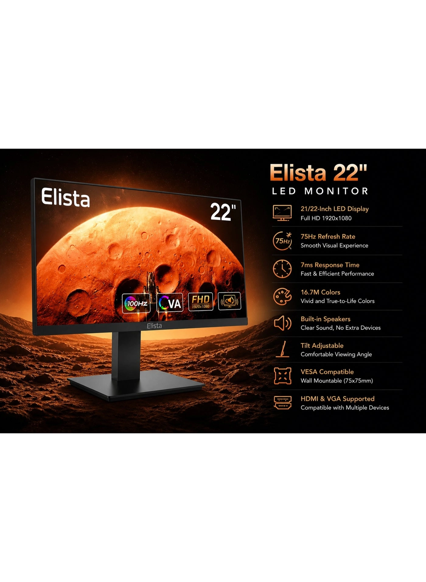 ELS V22RFHD LED-1 22-inch