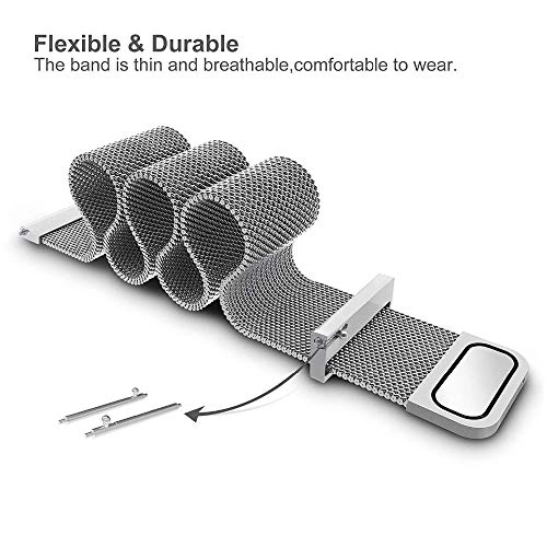 Magnetic Loop Watch Strap - Compatible for Amazfit Gts 4 Mini Metal