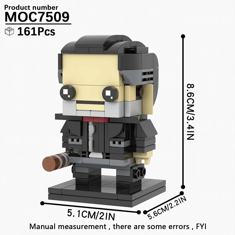 Bluejw Negan Smith Brickheadz