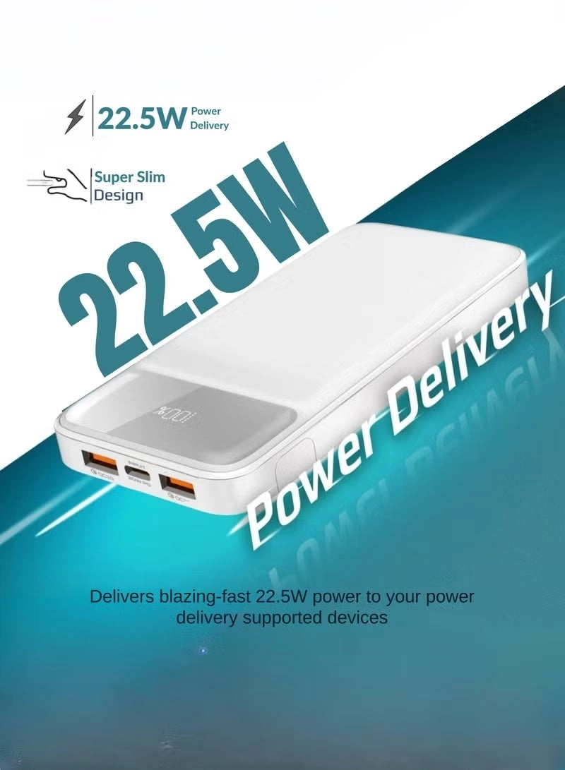 N-32 - 30000mAh 22.5W Fast charging 4 USB 2 Type-C