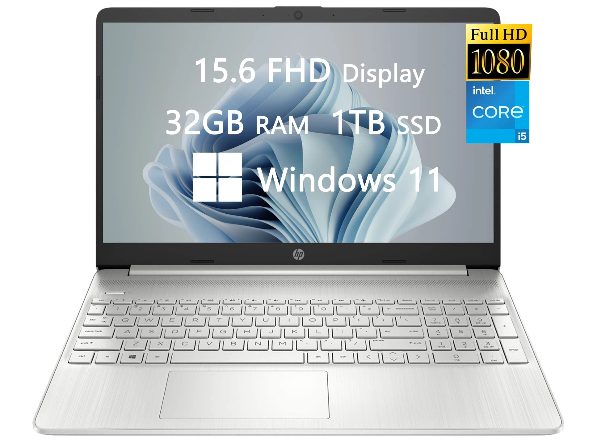 HP 15-dy2095wm - 15.6'' Core i5-1135G7 32GB DDR4 1TB SSD