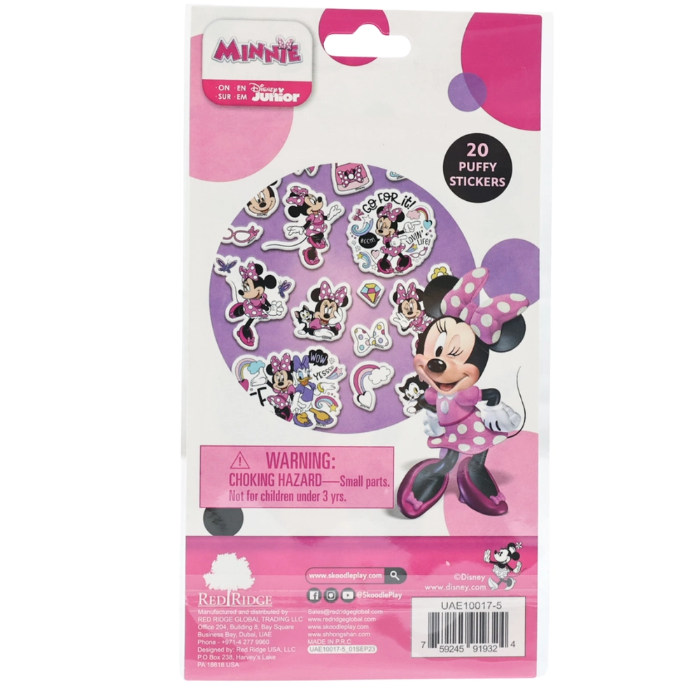 Minnie Sticker Book 3D Puffy 20 pcs