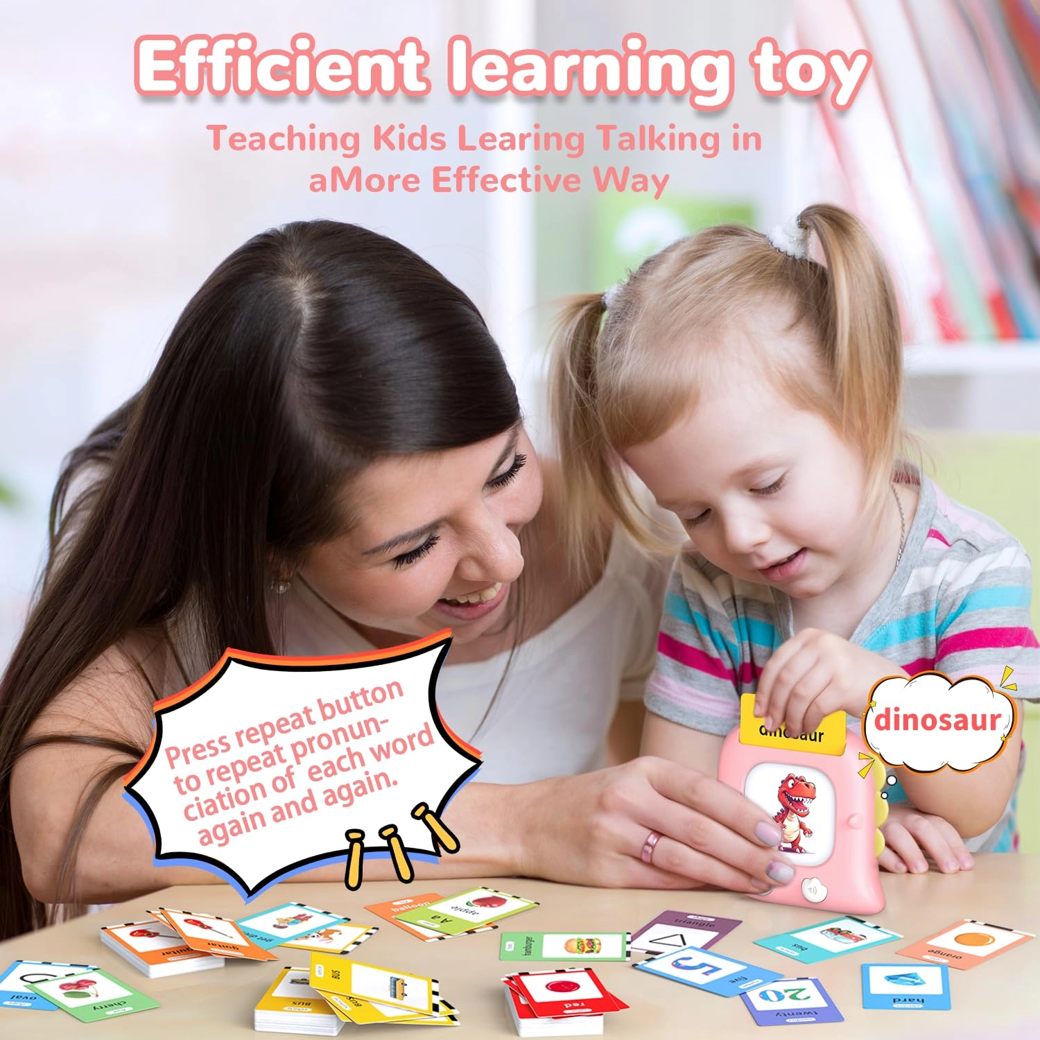 Talking Flash Cards - 2-6 280 pieces