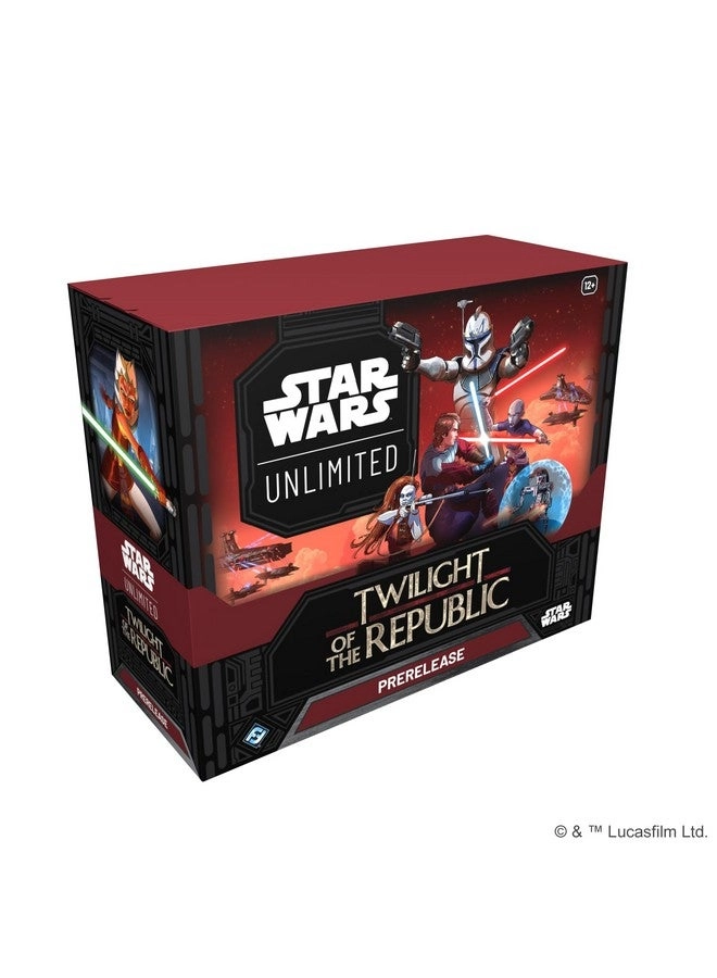 Fantasy Flight Games Star Wars: Unlimited TCG: Twilight of The Republic - PRERELEASE Box 6 Booster Packs