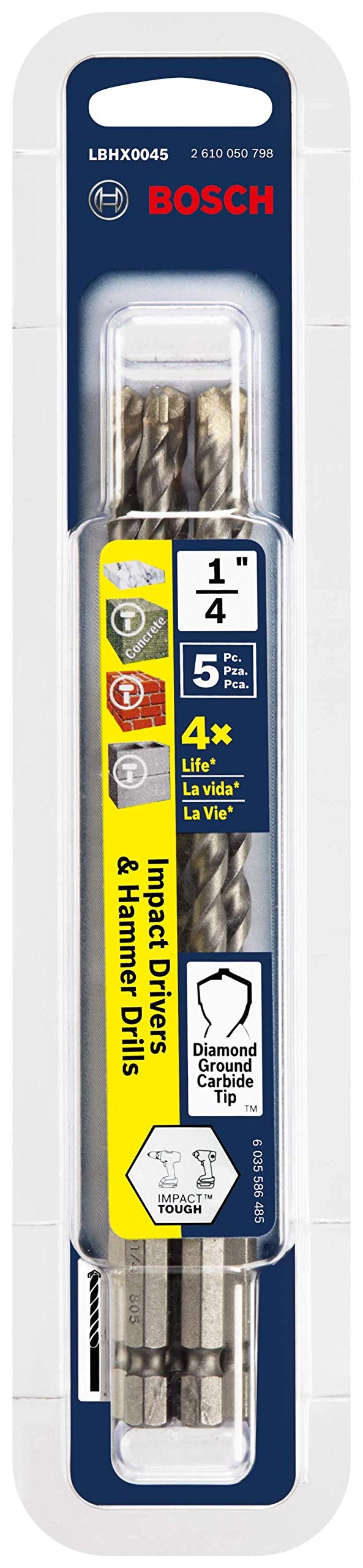 Lbhx004 - Carbide-Tipped 1/4 In. X 6 In.