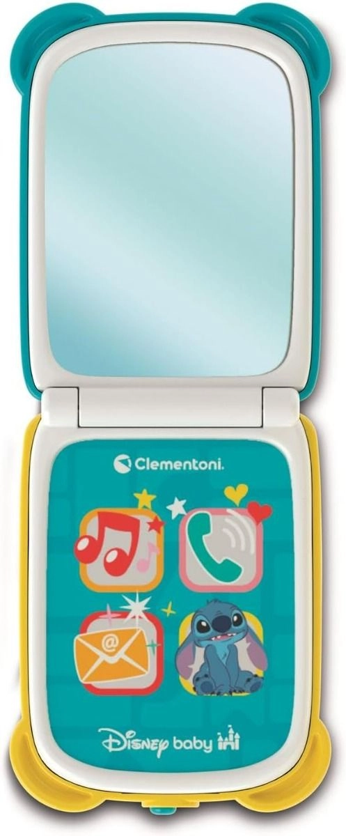 Clementoni Disney Baby Stitch Flip Phone - 9 Months
