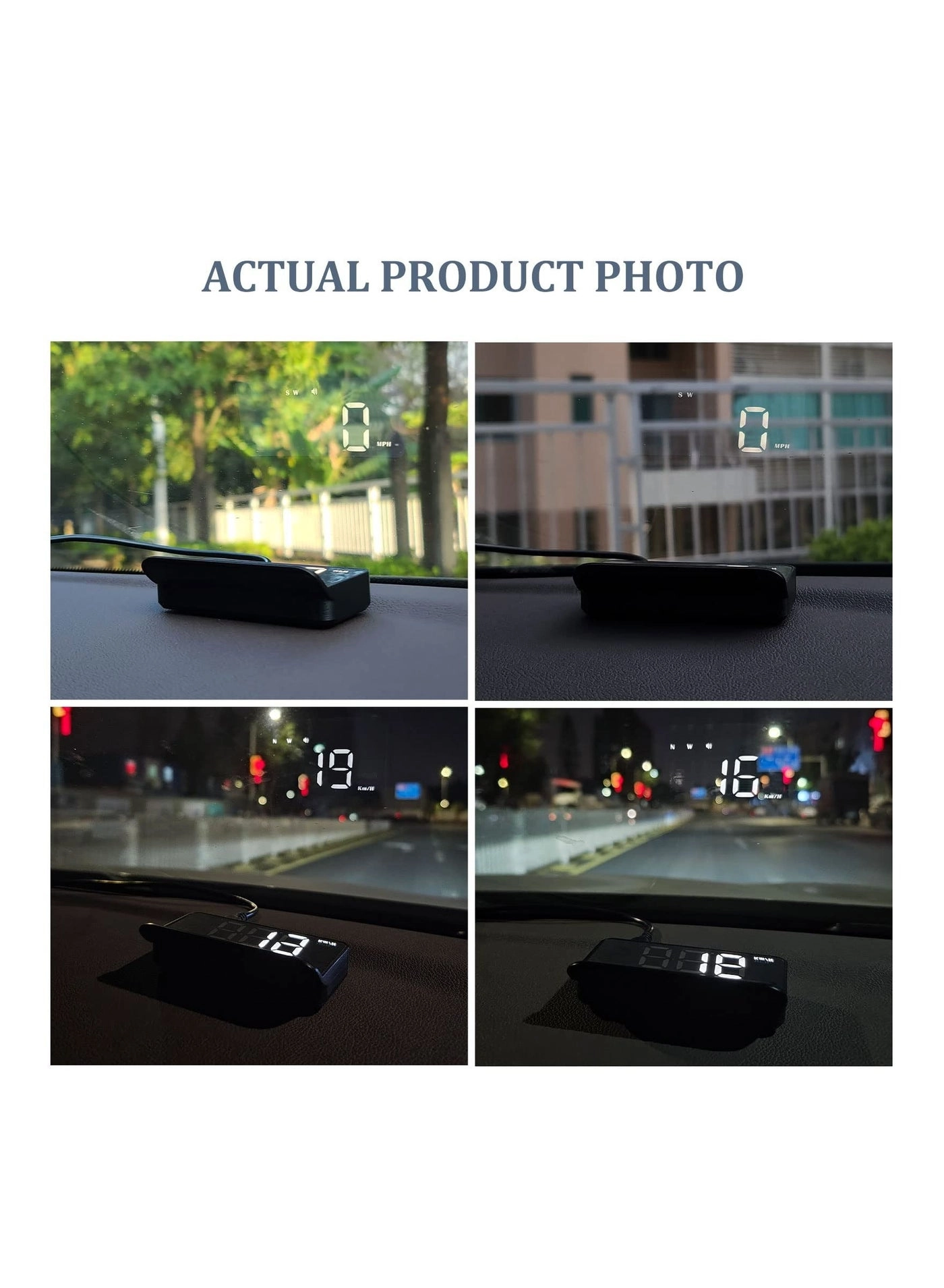 HUD Display - Vehicle Speedometer OBD II