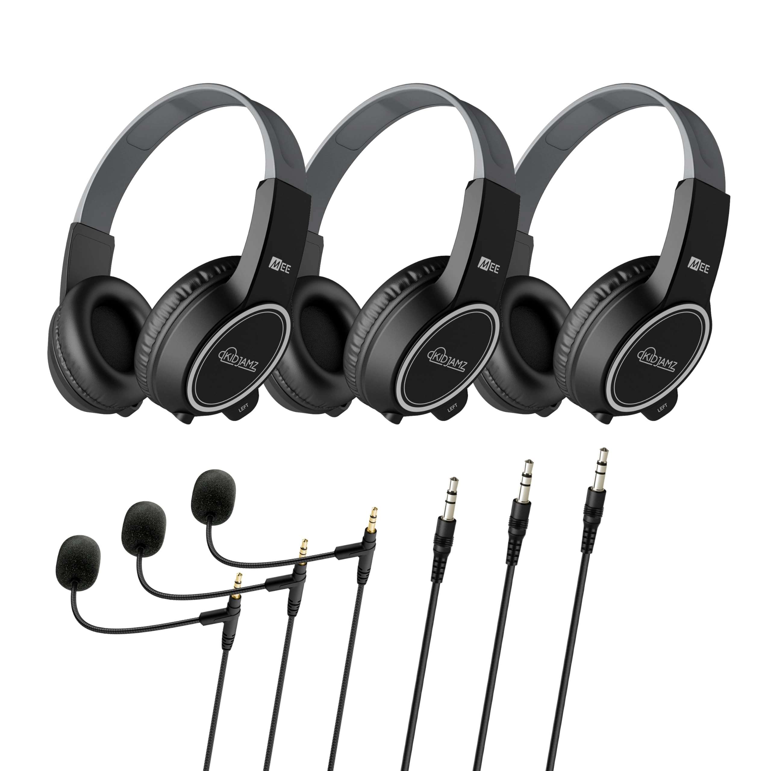 MEE audio KidJamz KJ35 Wired Headphone 3-Pack