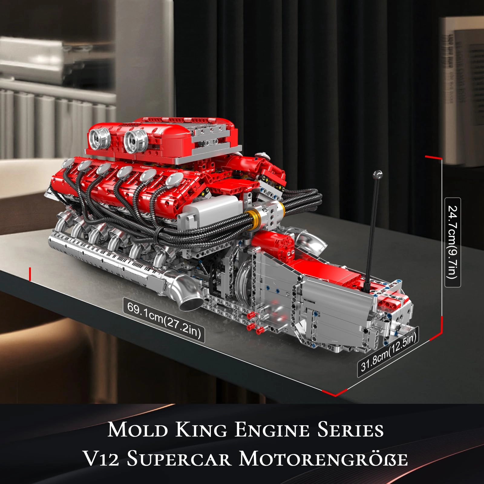 10169 V12 Engine - 3472 pcs