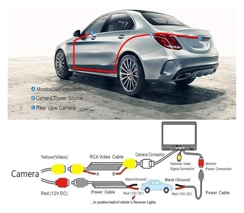 CCD Car Reverse Parking Rear View Camera - Night vision