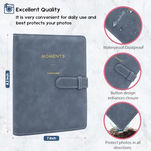 4-Pocket Photo Album - 2 x 3 inch