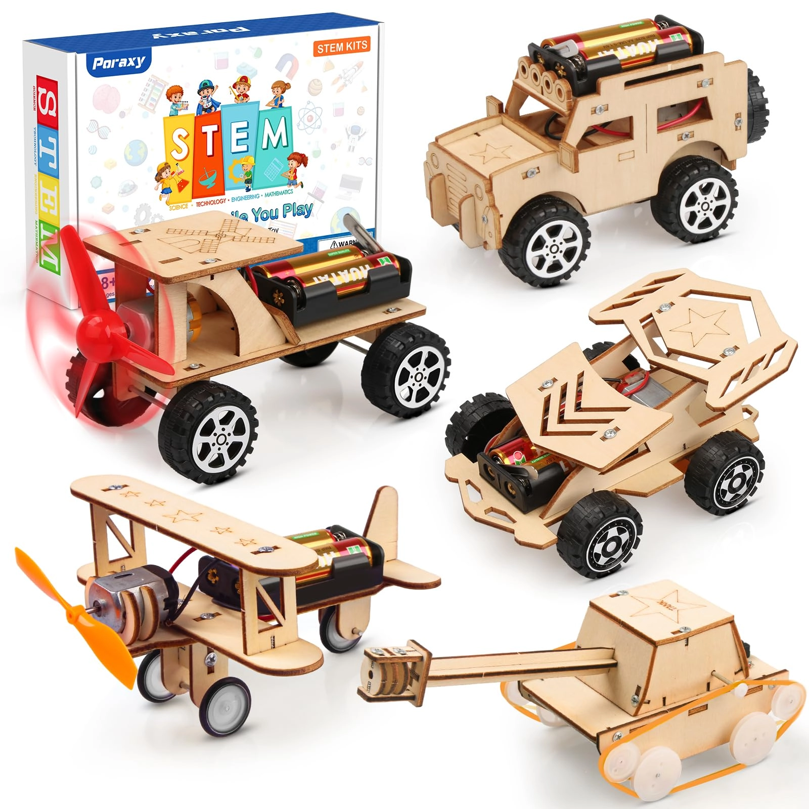 Poraxy STEM kits - 5 pieces