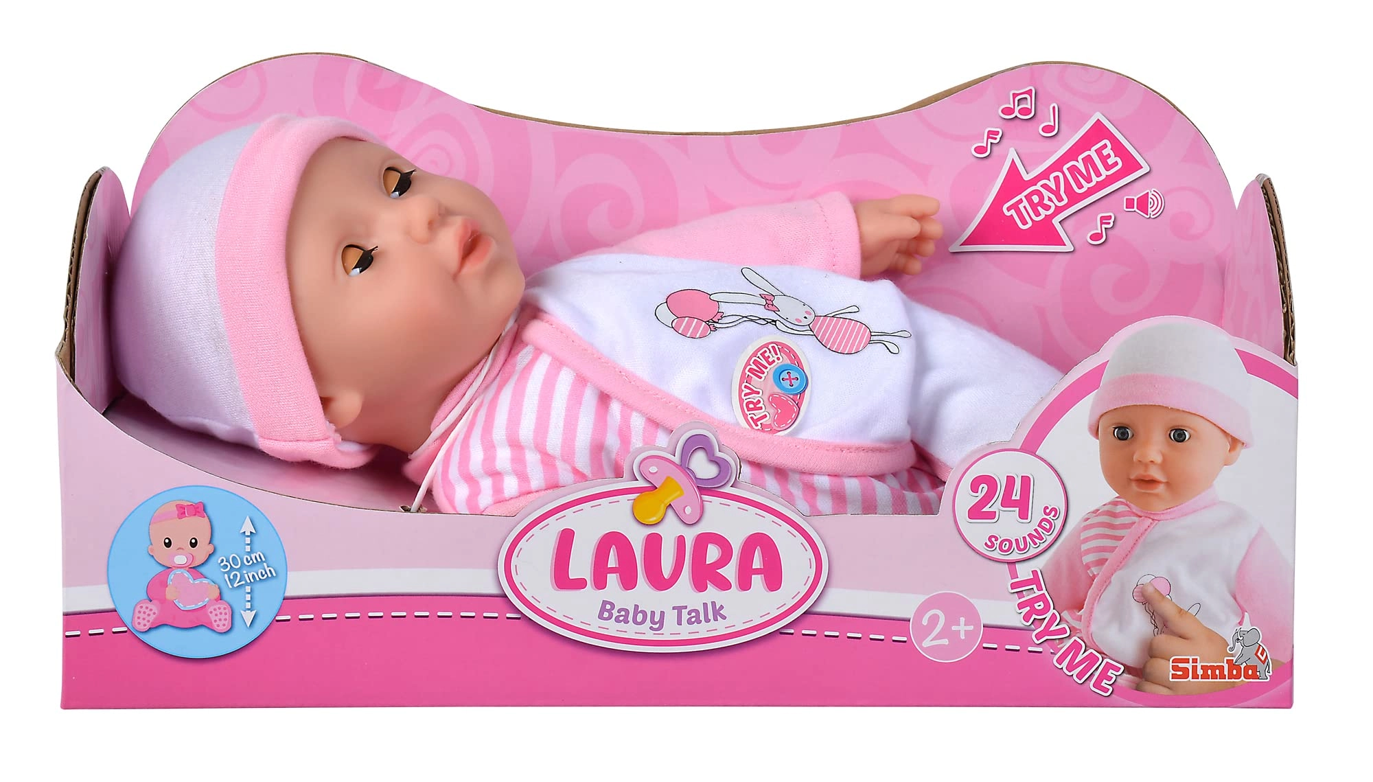 Simba My Love Baby Talk - 30 cm Soft body Sleeping eyes Ages 2+