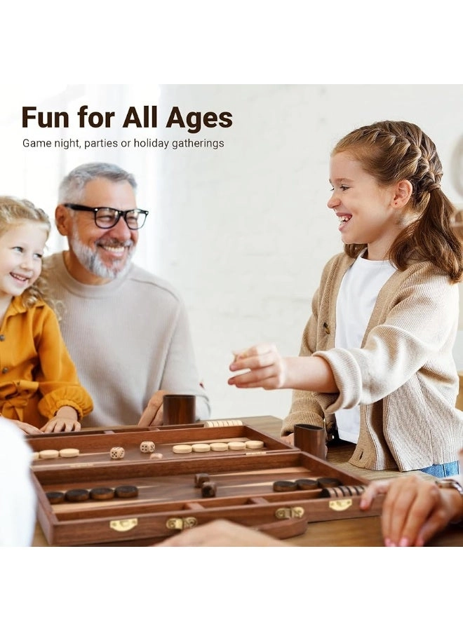 Backgammon - Sapele Wood Portable