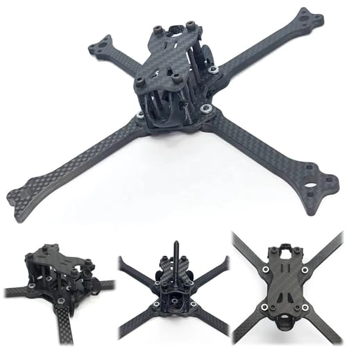 X Type Split Carbon Fiber Frame Kit - 5 Inch 225mm wheelbase